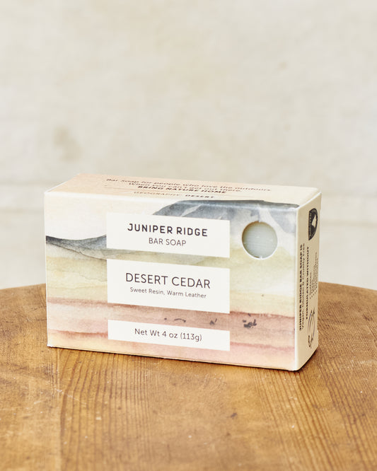 Juniper Ridge Organic Bar Soap Desert Cedar 4oz