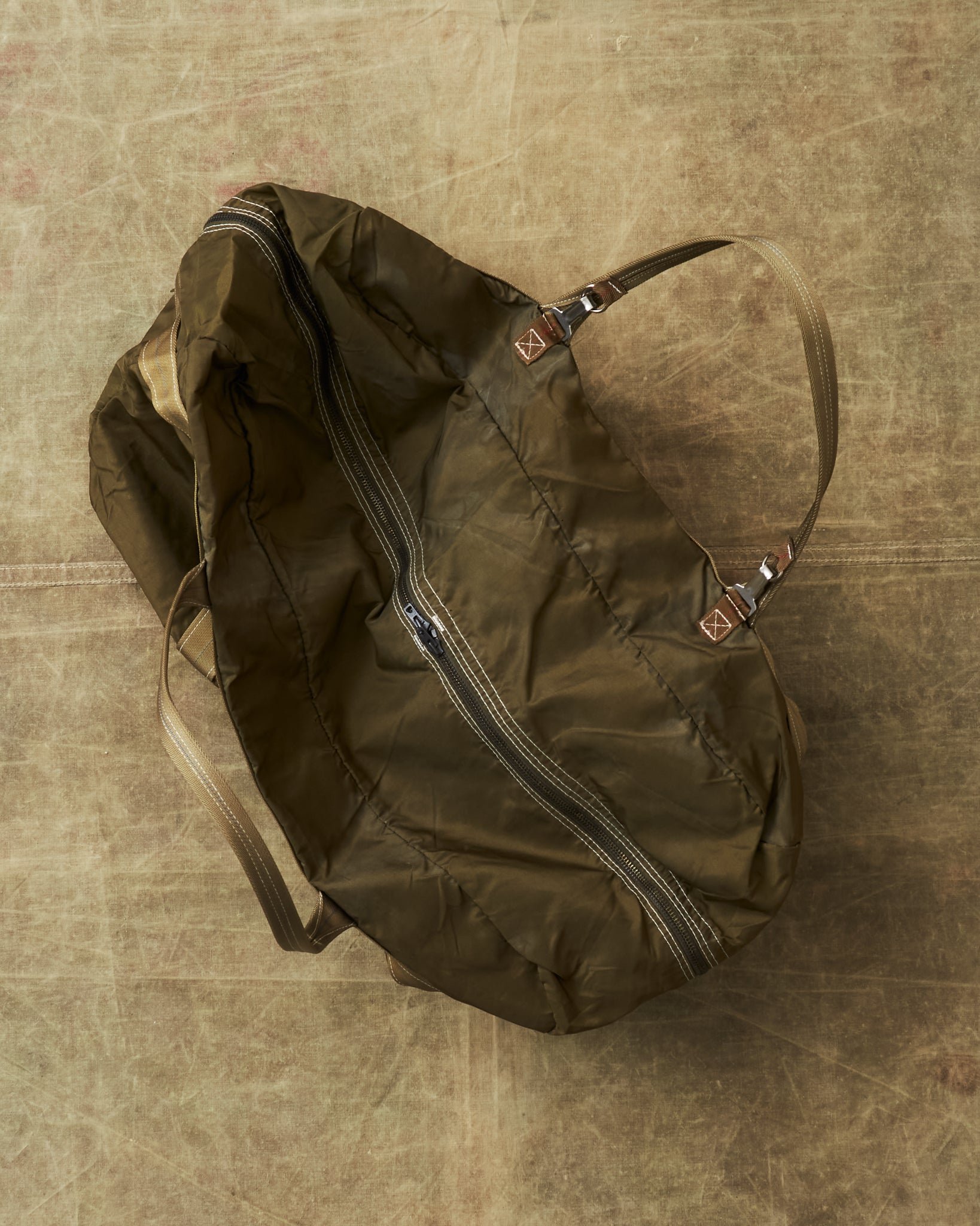 Vintage 1980's French Army Parachute Nylon Duffle Bag – Second Sunrise