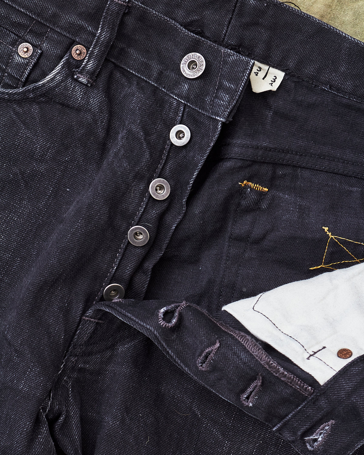 Second Hand Indigofera Nash Jeans Gunpowder Black W34