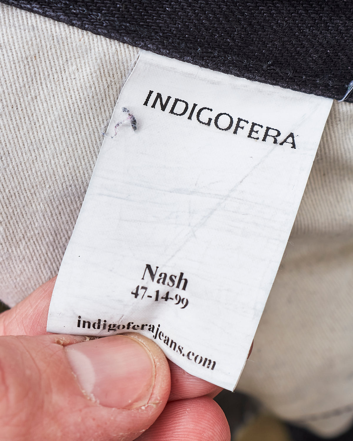 Second Hand Indigofera Nash Jeans Gunpowder Black W34
