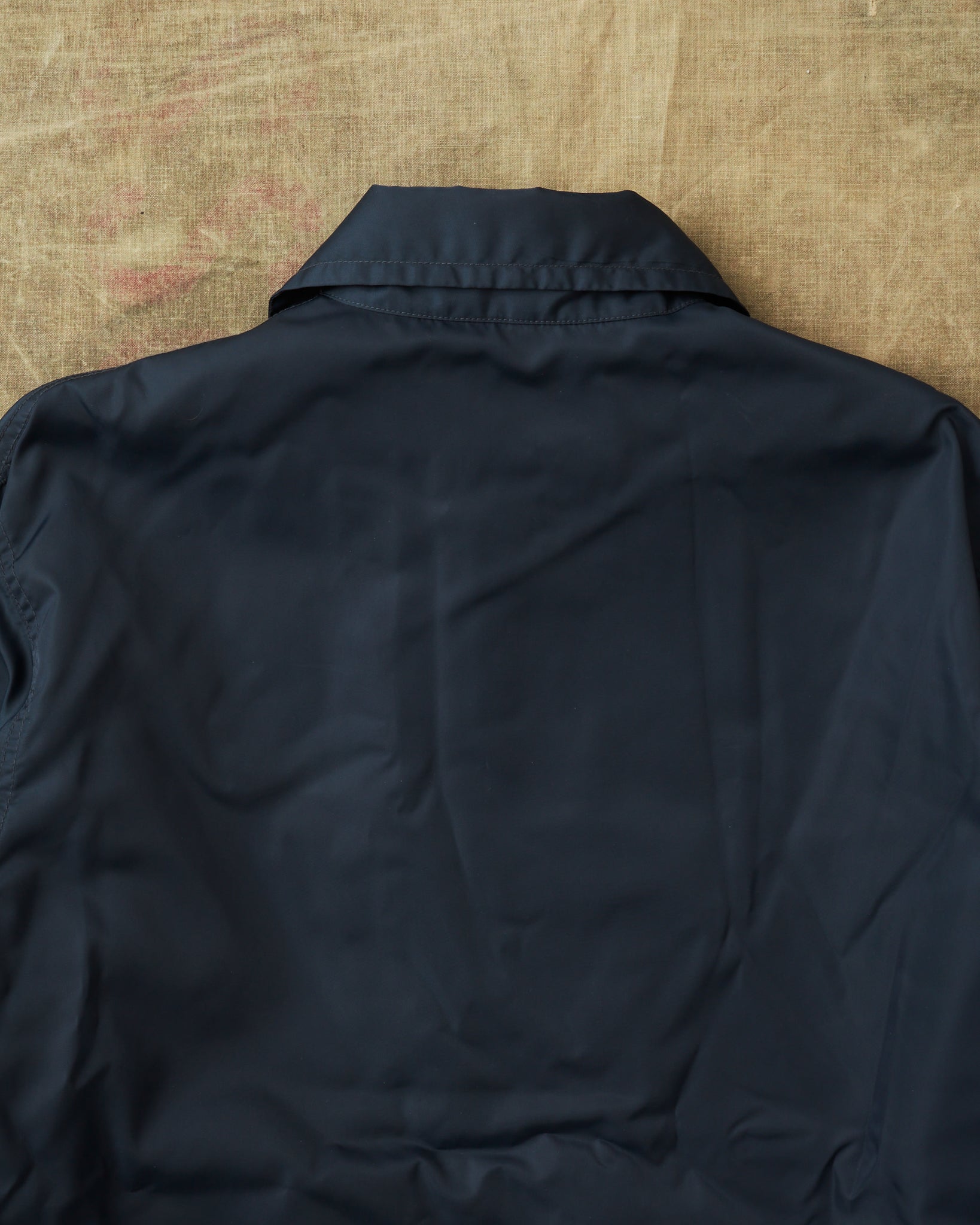 Second Hand Joe McCoy Nylon Coach Jacket Navy Size L – Second Sunrise