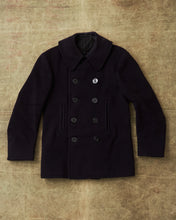 Vintage Original 1940s WWll 10 Button USN Wool Pea Coat