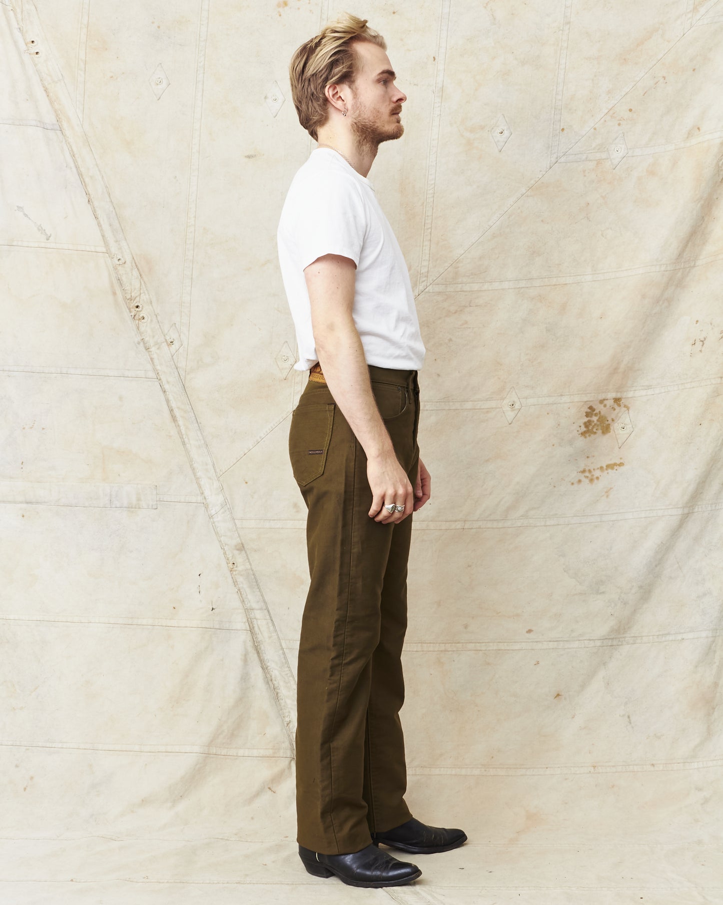 Indigofera Kirk Pants Bedford Dark Olive