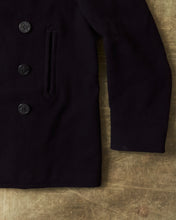 Vintage Original 1940s WWll 10 Button USN Wool Pea Coat