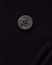 Vintage Original 1940s WWll 10 Button USN Wool Pea Coat