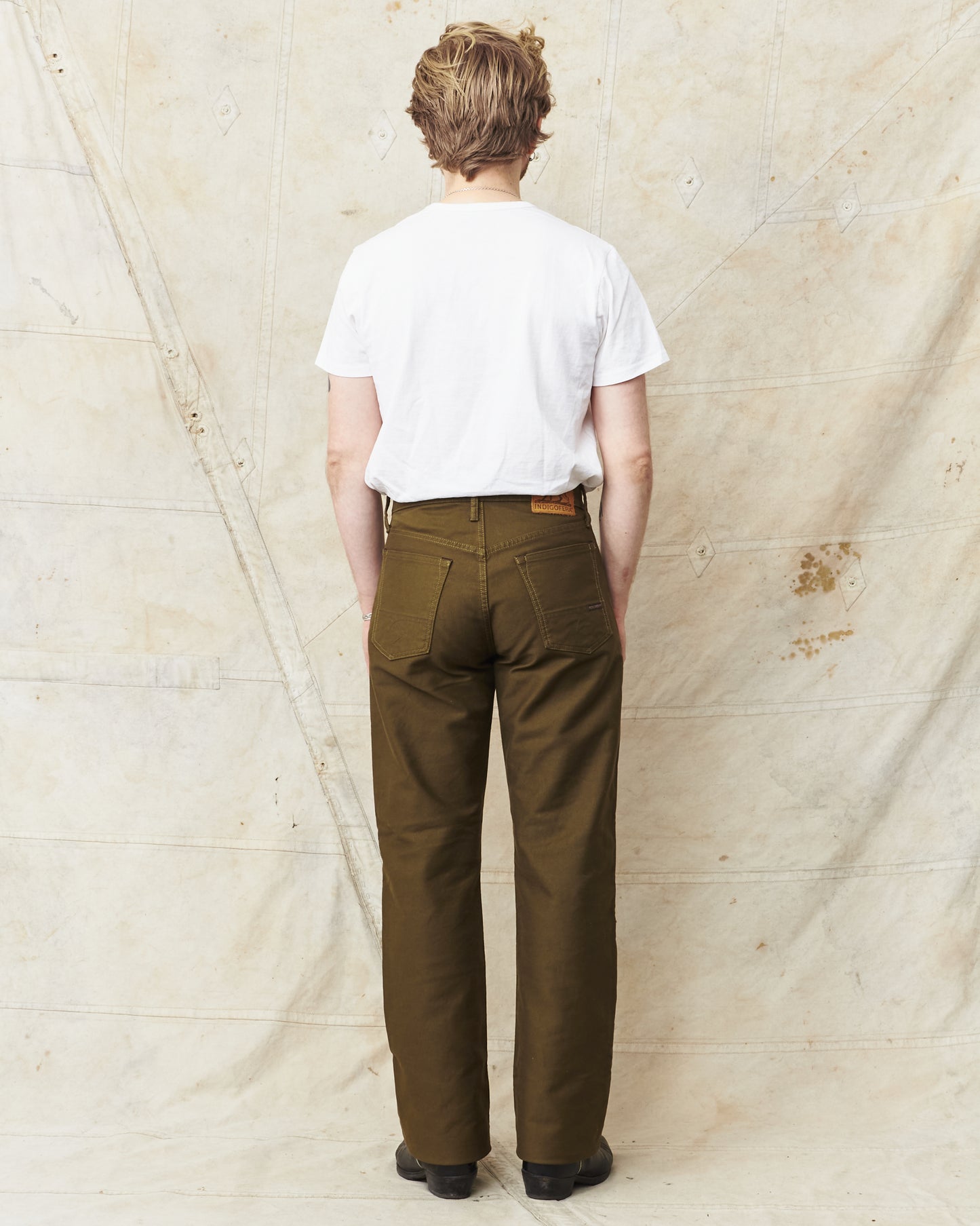 Indigofera Kirk Pants Bedford Dark Olive