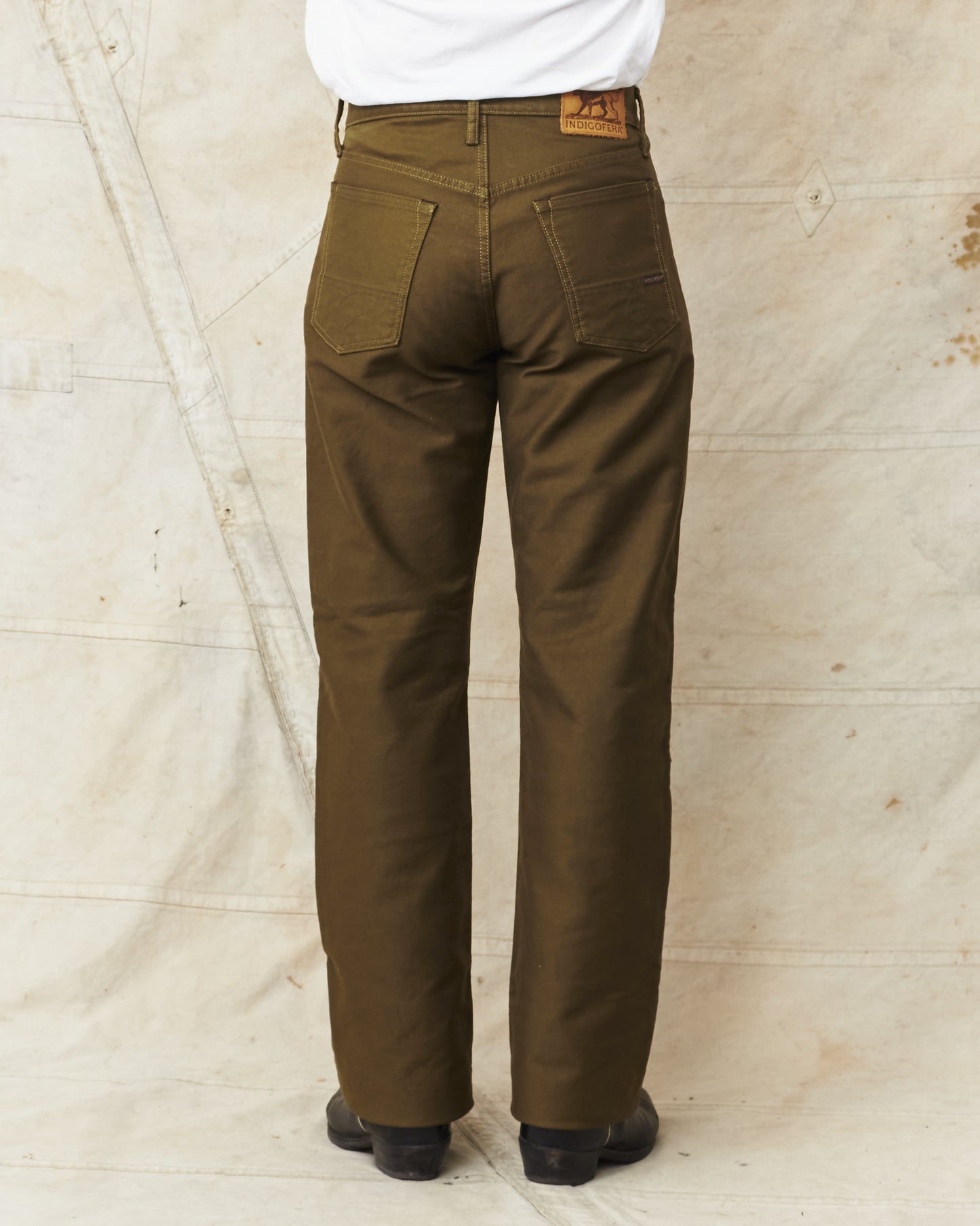 Indigofera Kirk Pants Bedford Dark Olive