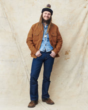 Indigofera Fargo Trucker Jacket Smithson Canvas Terracotta