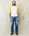 Indigofera Leon Raglan Sweater Hemp / Cotton Cocatoo White / Yellow