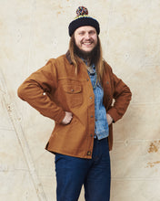 Indigofera Fargo Trucker Jacket Smithson Canvas Terracotta