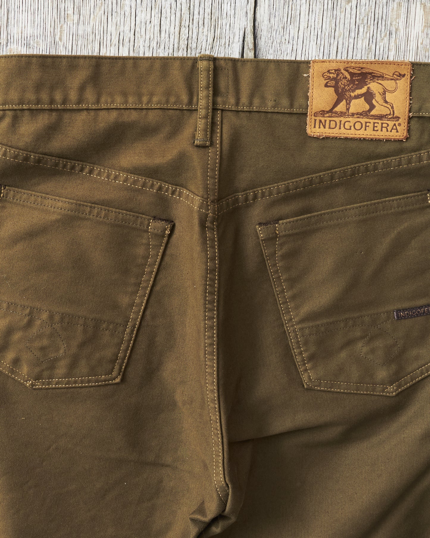 Indigofera Kirk Pants Bedford Dark Olive