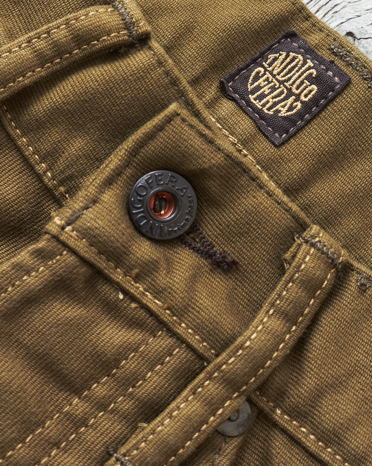 Indigofera Kirk Pants Bedford Dark Olive