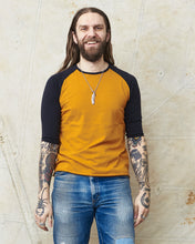 Indigofera Leon Raglan Sweater Orange / Marshall Black