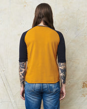 Indigofera Leon Raglan Sweater Orange / Marshall Black