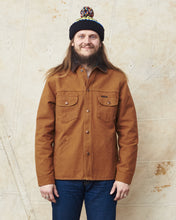 Indigofera Fargo Trucker Jacket Smithson Canvas Terracotta