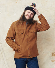 Indigofera Fargo Trucker Jacket Smithson Canvas Terracotta