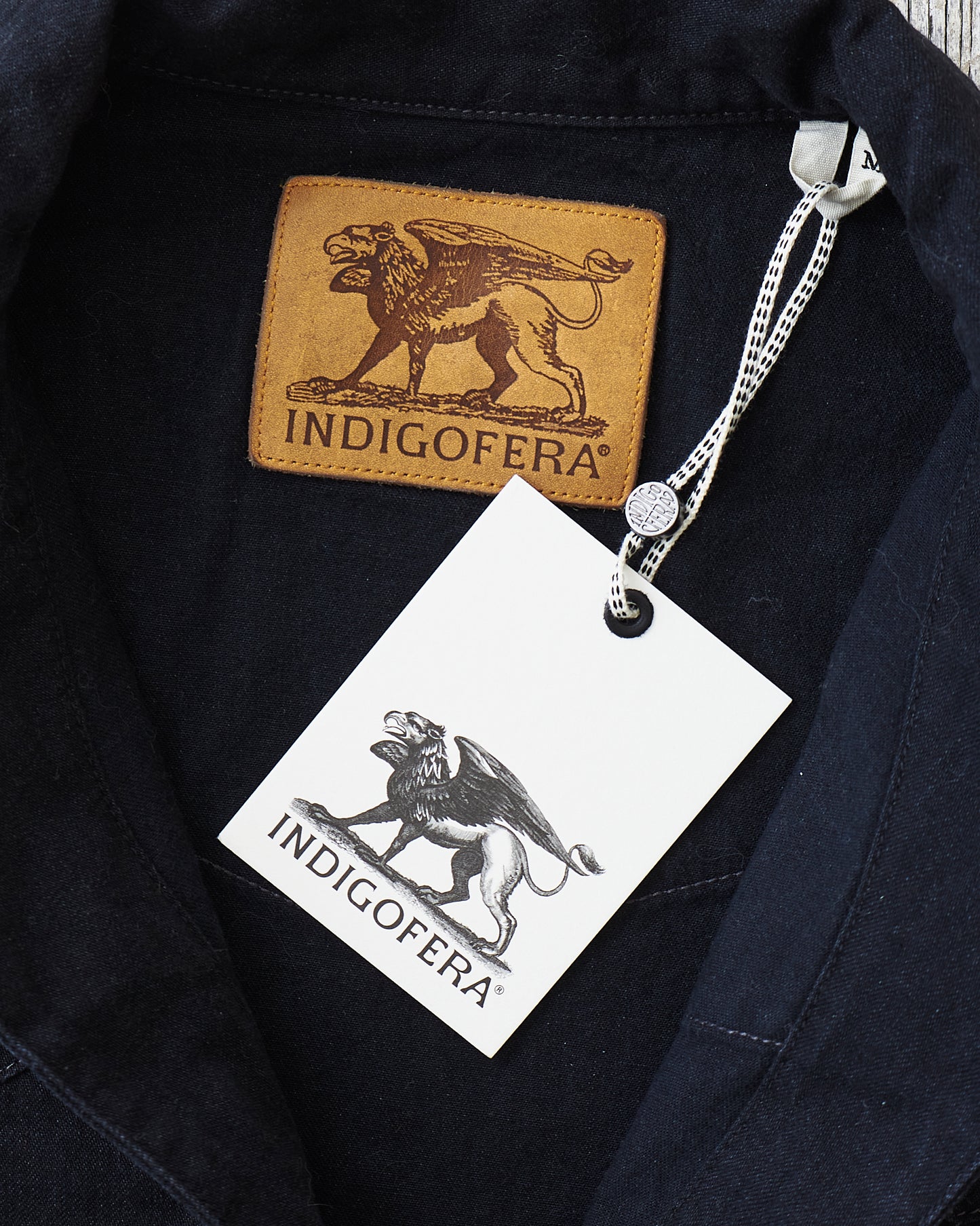 Indigofera Cooper Soot Black Rinsed Denim Jacket