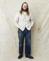 Tender 410 Three Pocket Square Tail Shirt Rinse Cotton & Linen
