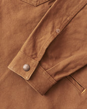 Indigofera Fargo Trucker Jacket Smithson Canvas Terracotta