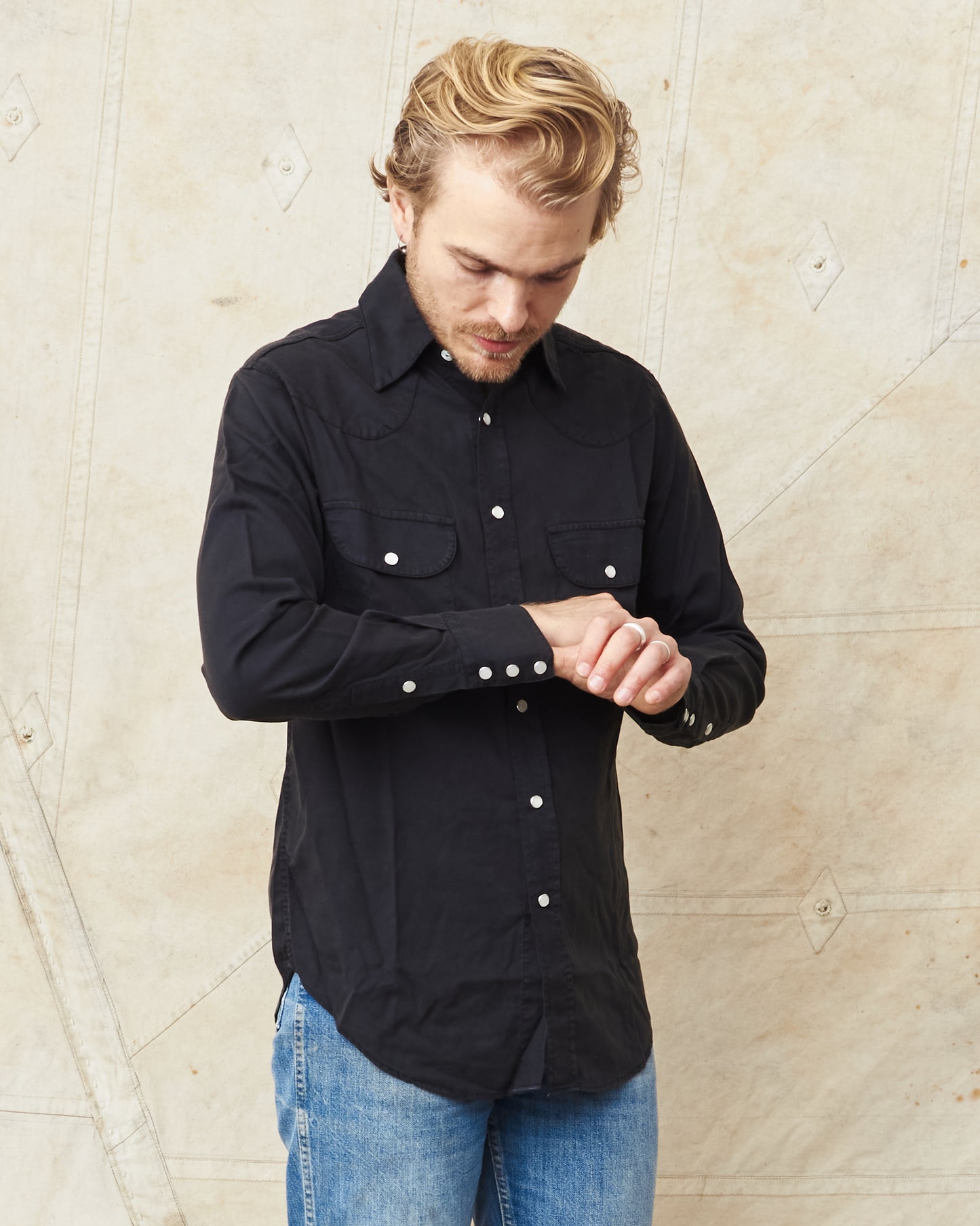 Pals Westerner Tencel Shirt Dark End