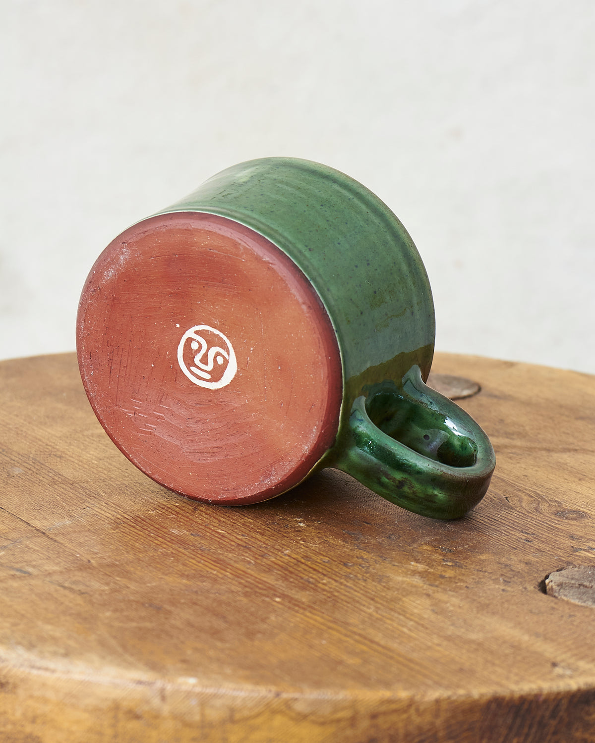 Tender Half Height Coffee Mug Green Glaze