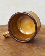 Tender Half Height Coffee Mug Amber Glaze