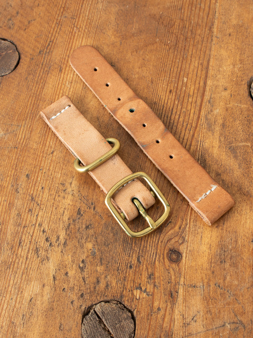 Tender Bark Tanned Two Piece Watch Strap 18 mm