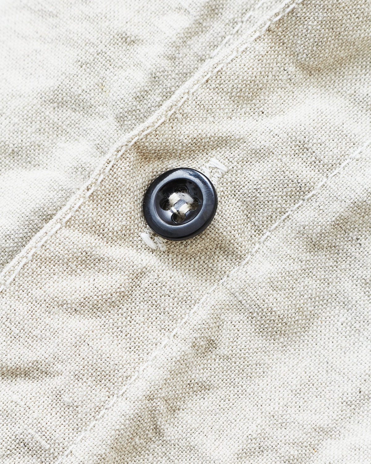 Tender 410 Three Pocket Square Tail Shirt Rinse Cotton & Linen