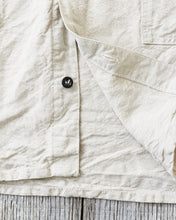 Tender 410 Three Pocket Square Tail Shirt Rinse Cotton & Linen