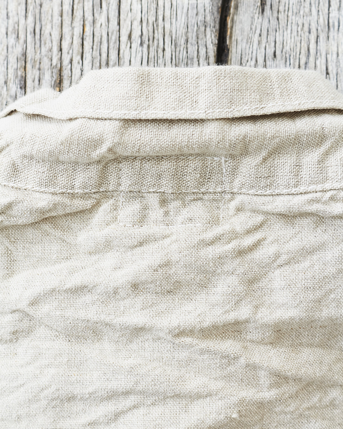 Tender 410 Three Pocket Square Tail Shirt Rinse Cotton & Linen