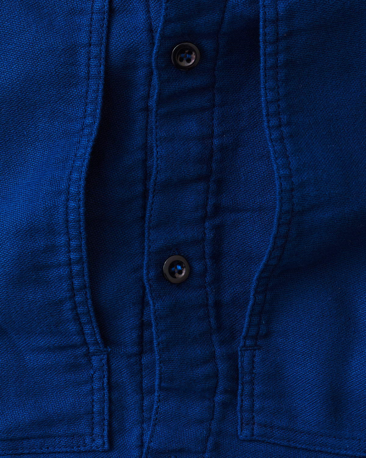 Tender 479 Short Sleeve Square Tail Yoke Pocket Shirt Cotton Sateen Achilles Heel Indigo