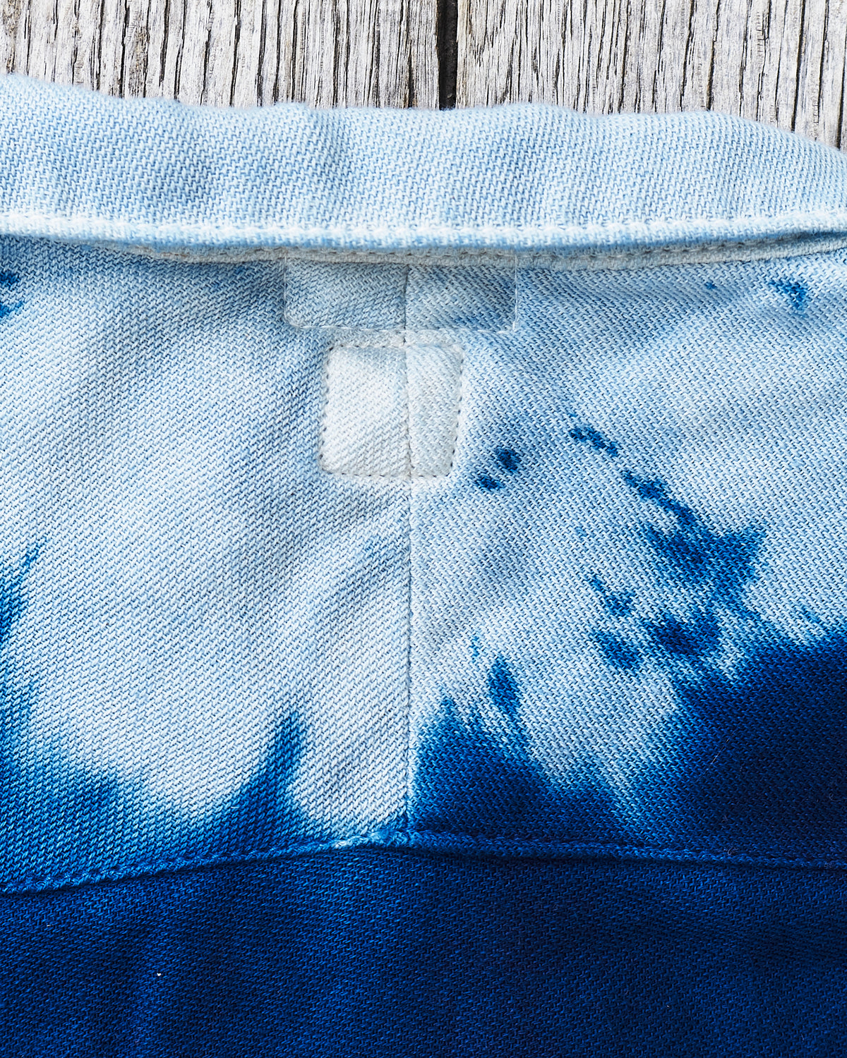 Tender 479 Short Sleeve Square Tail Yoke Pocket Shirt Cotton Sateen Achilles Heel Indigo
