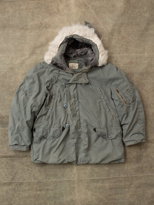 Vintage No. 1 US Army Parka Extreme Cold Weather N-3B Size L