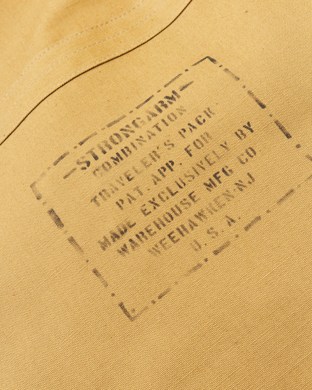 Warehouse & Co X John Gluckow Lot JG-B01 Backpack Game Bag patented in 1915