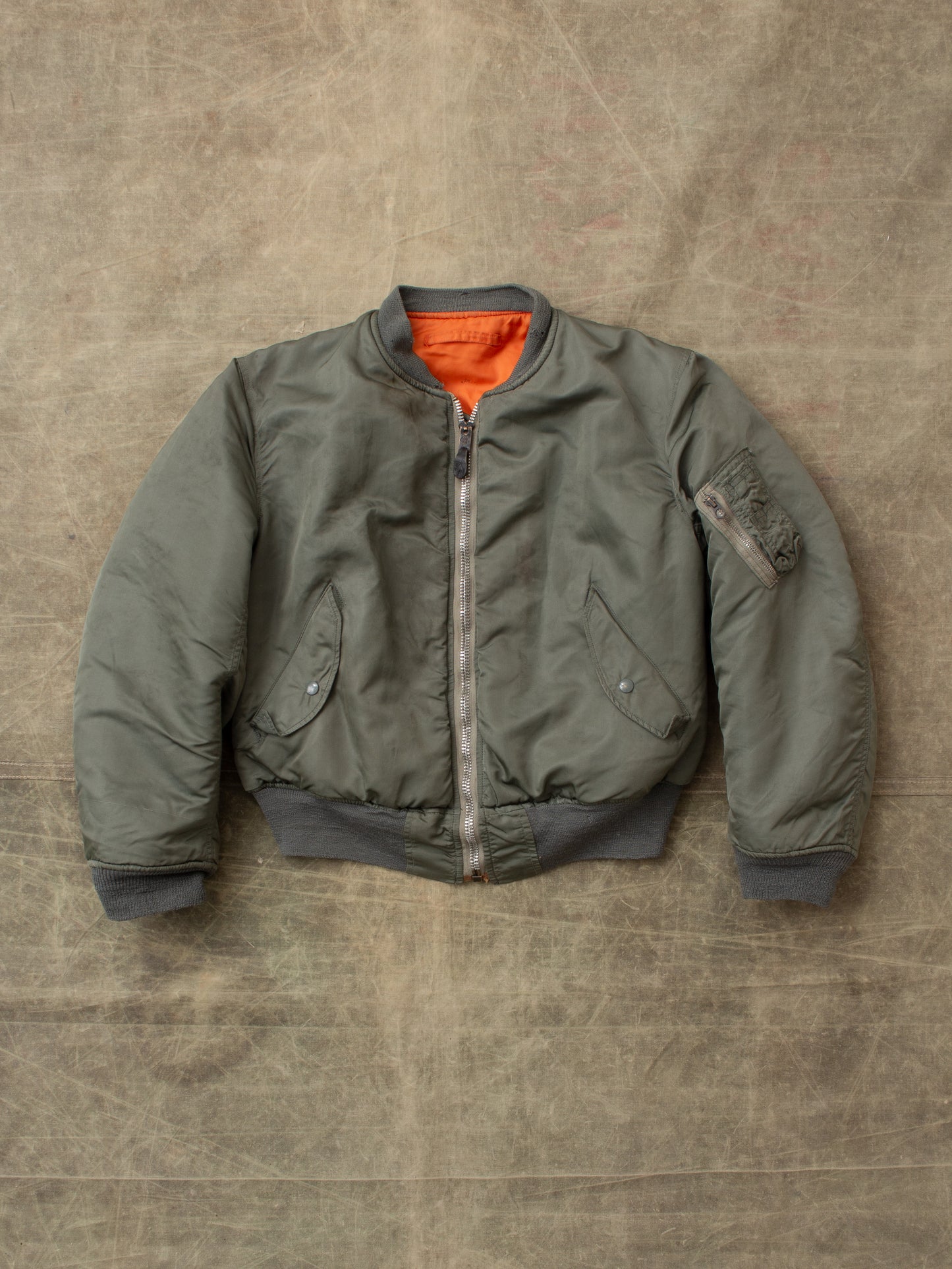 Vintage Alpha Industries USAF 1974 MA-1 Jacket Size Large