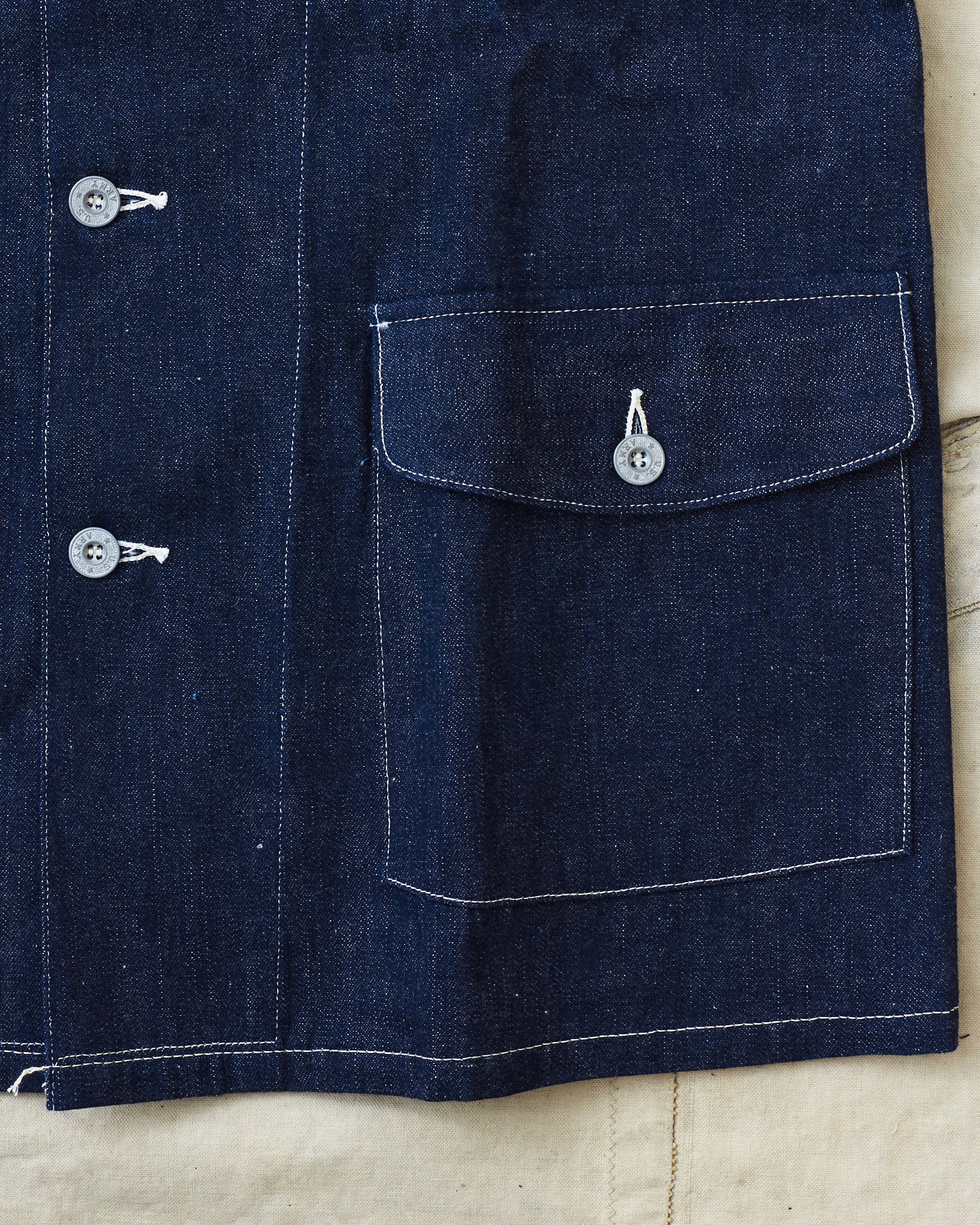 Military Denim Coverall Jacket main image 1