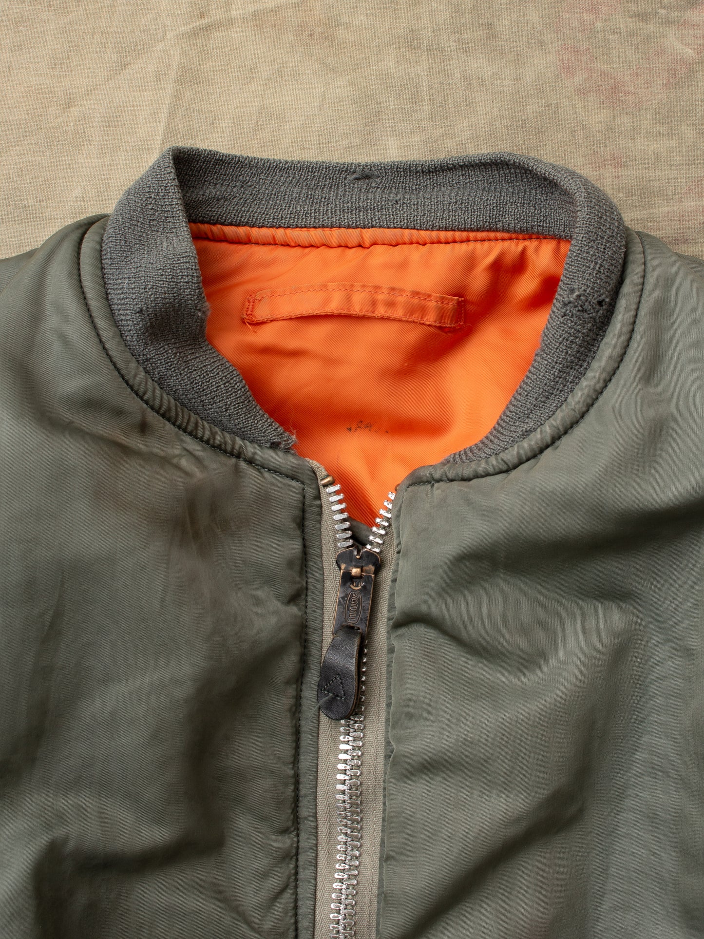 Vintage Alpha Industries USAF 1974 MA-1 Jacket Size Large