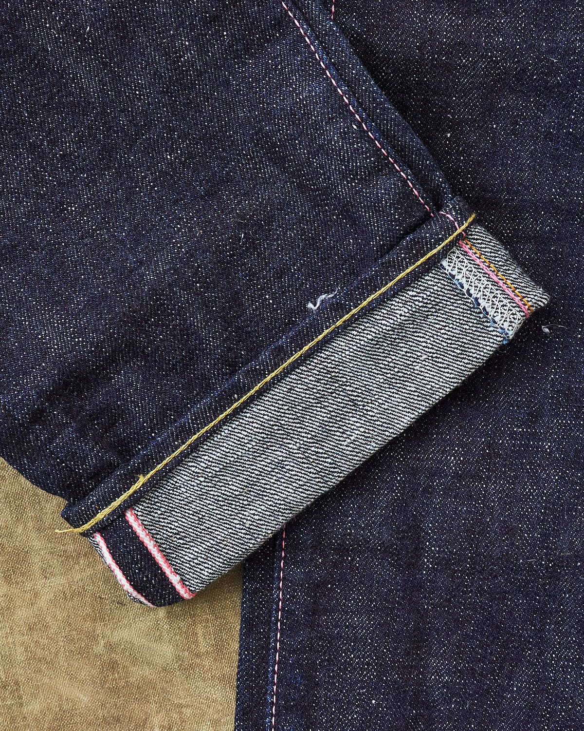 Second Hand Momotaro Lot 0605-82 Natural Tapered 16oz Texture Denim W30