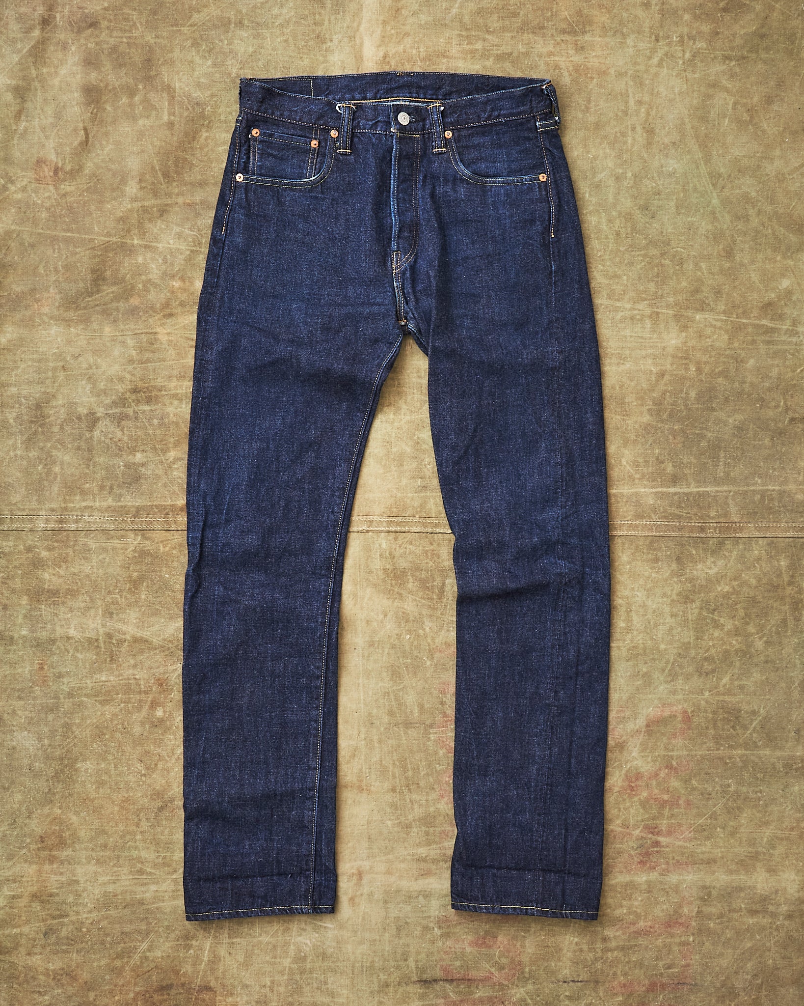 【新品未使用】Sugar Cane Lot 2009 W31 L34 Second Hand Sugar Cane & Co. Lot 2009 Slim Straight One Wash