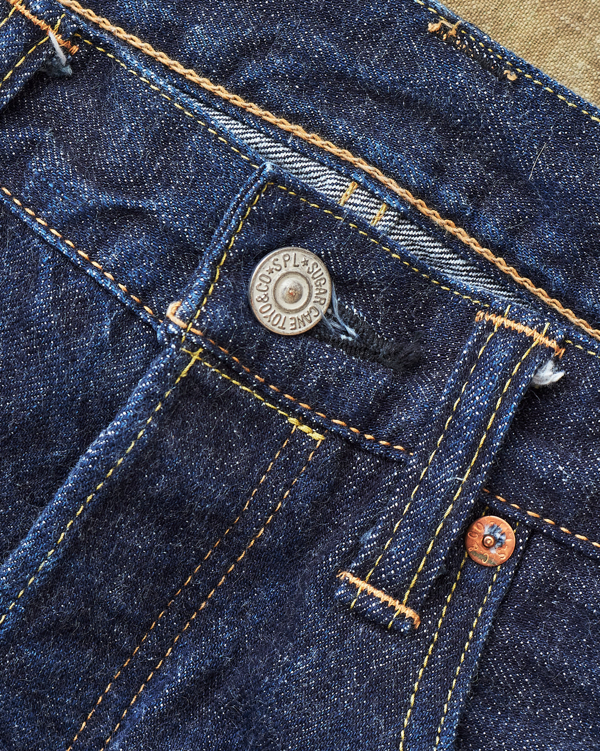 Second Hand Sugar Cane & Co. Lot 2009 Slim Straight One Wash Jeans W31