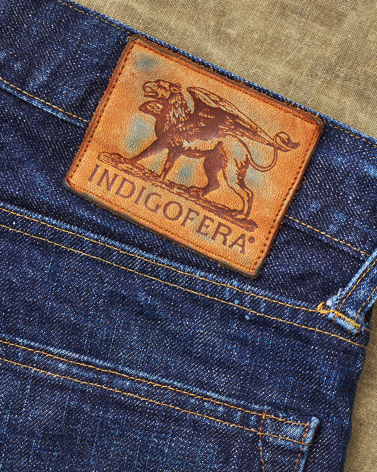Second Hand Indigofera Buck Jeans Shiroyama 18 oz Rinsed Size W31