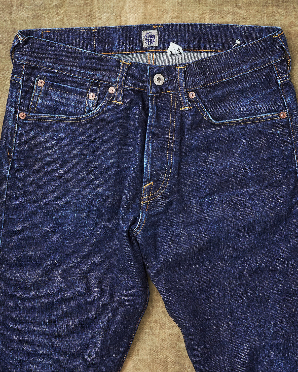 Second Hand Indigofera Buck Jeans Shiroyama 18 oz Rinsed Size W31