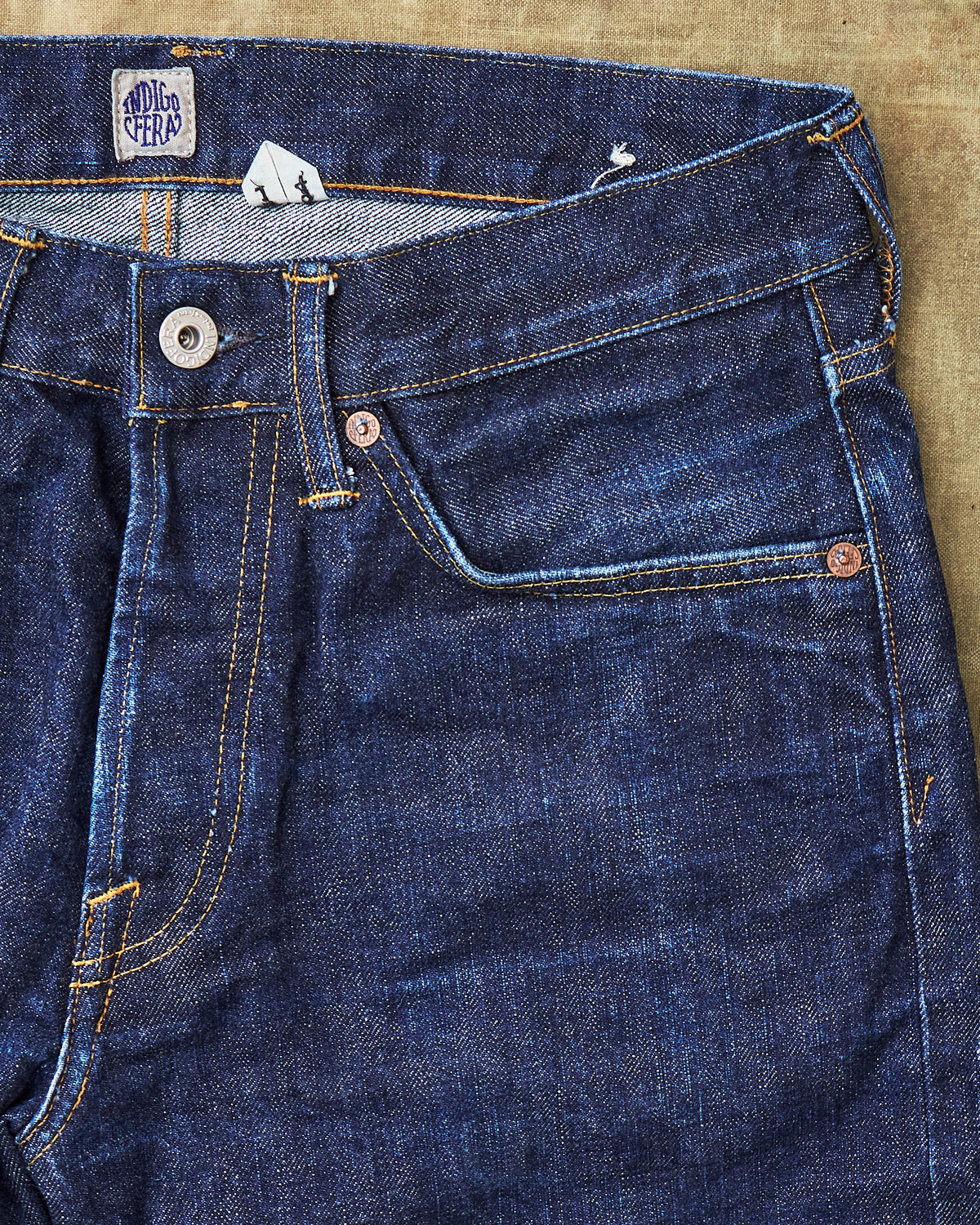 Second Hand Indigofera Buck Jeans Shiroyama 18 oz Rinsed Size W31