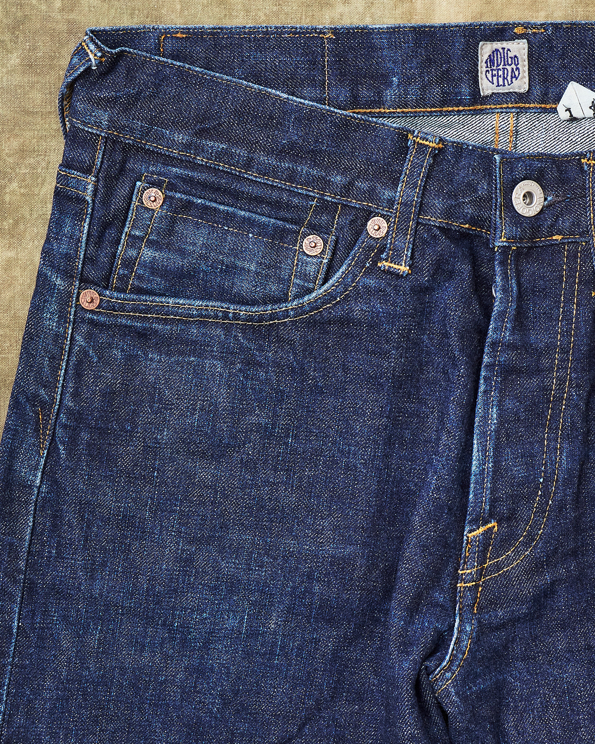 Second Hand Indigofera Buck Jeans Shiroyama 18 oz Rinsed Size W31
