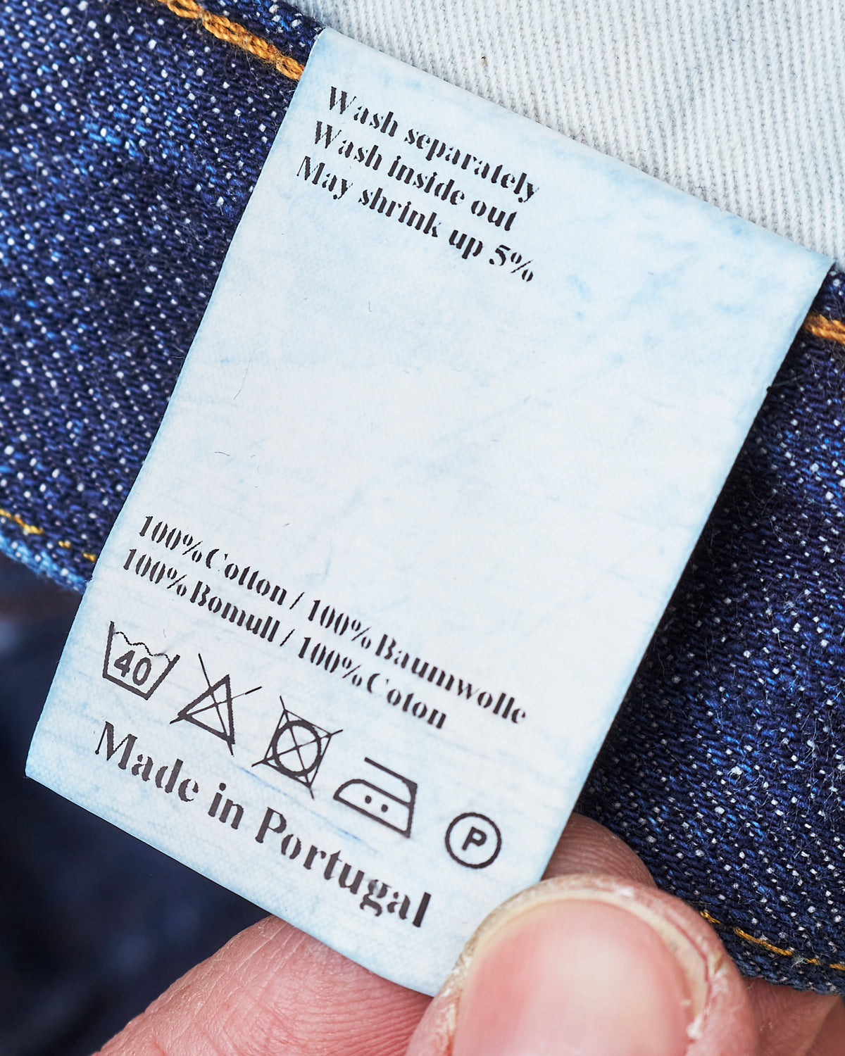 Second Hand Indigofera Buck Jeans Shiroyama 18 oz Rinsed Size W31