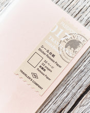 Traveler's Company #017 Passport Notebook Sticker Release Paper