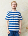 Warehouse & Co. Lot 4050 Short Sleeve Shirt Blue / Oatmeal
