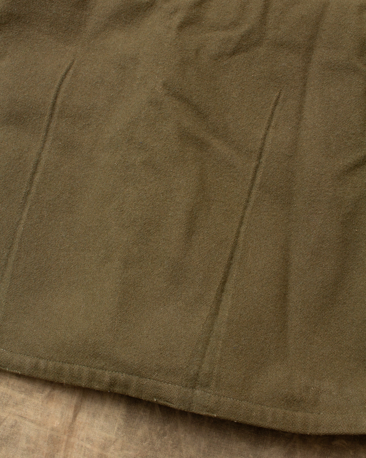 Vintage US Army Wool Shirt With U.S.S. COD Patch