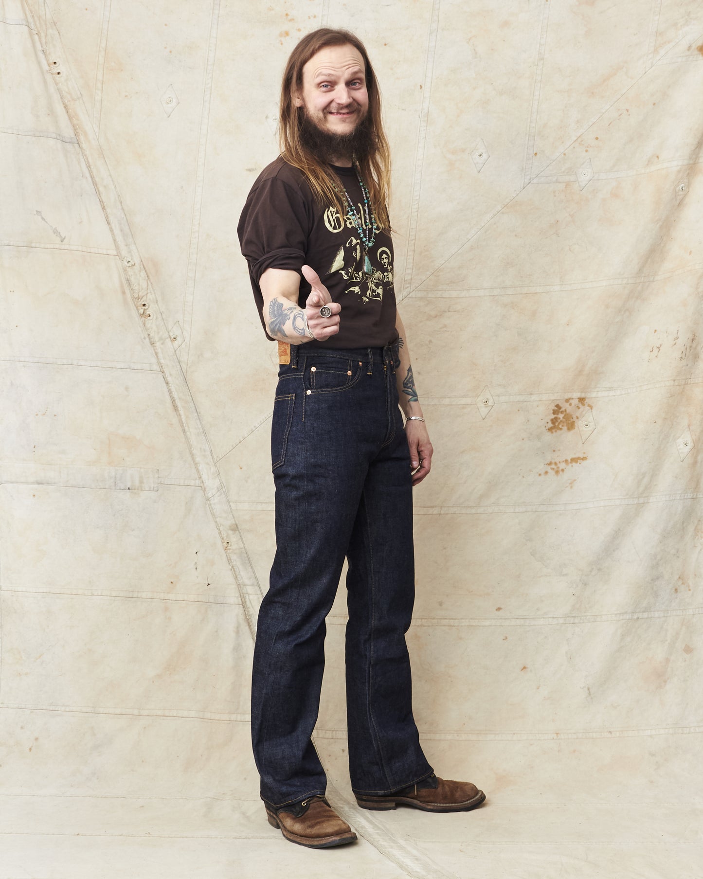 Sugar Cane & Co. Bootcut Jeans 14oz Denim SC42321