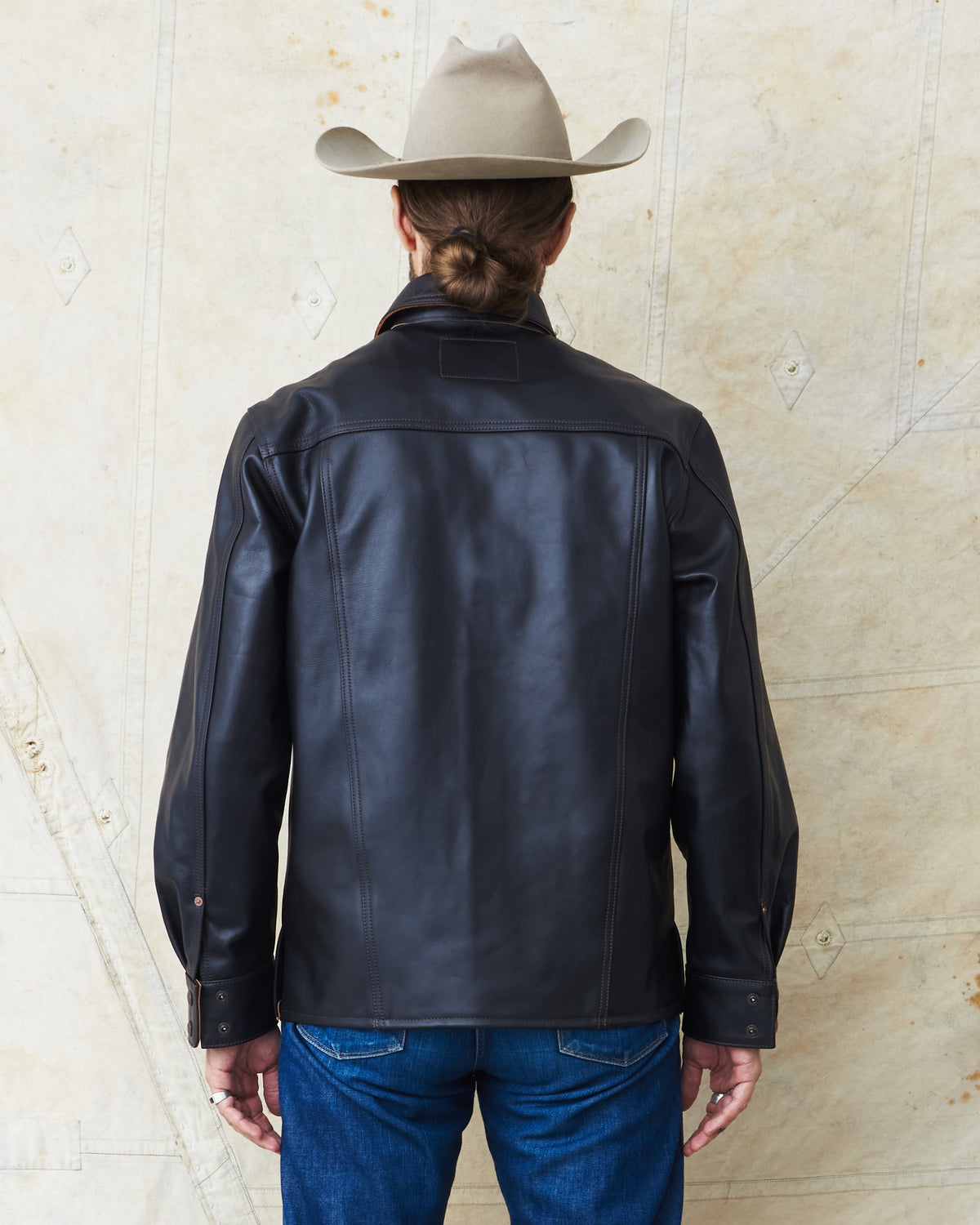 Indigofera Copeland Shirt Black Leather Teacore